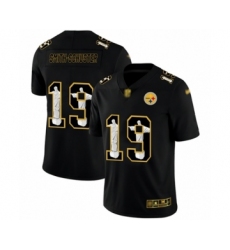 Men's Pittsburgh Steelers #19 JuJu Smith-Schuster Black Jesus Faith Edition Stitched Limited Jersey